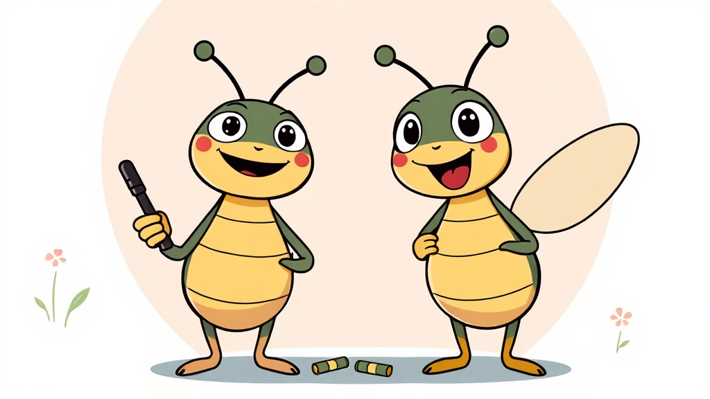 사업 현황 및 미래 전망 (cartoon 스타일)