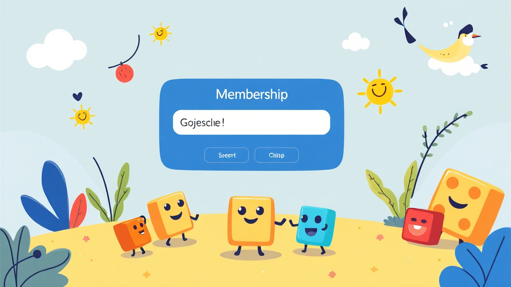 회원 가입 및 로그인 (illustration 스타일)