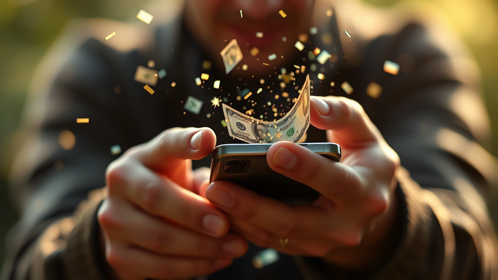 현금으로 바꾸는 3가지 방법 (realistic 스타일)