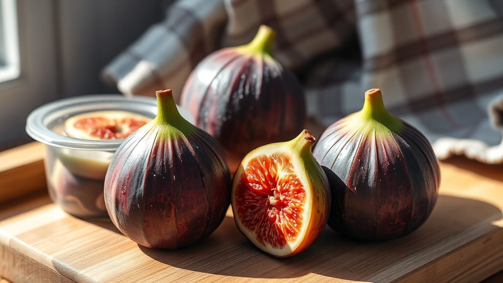 무화과 제철, 고르는 법, 보관법 (realistic 스타일)