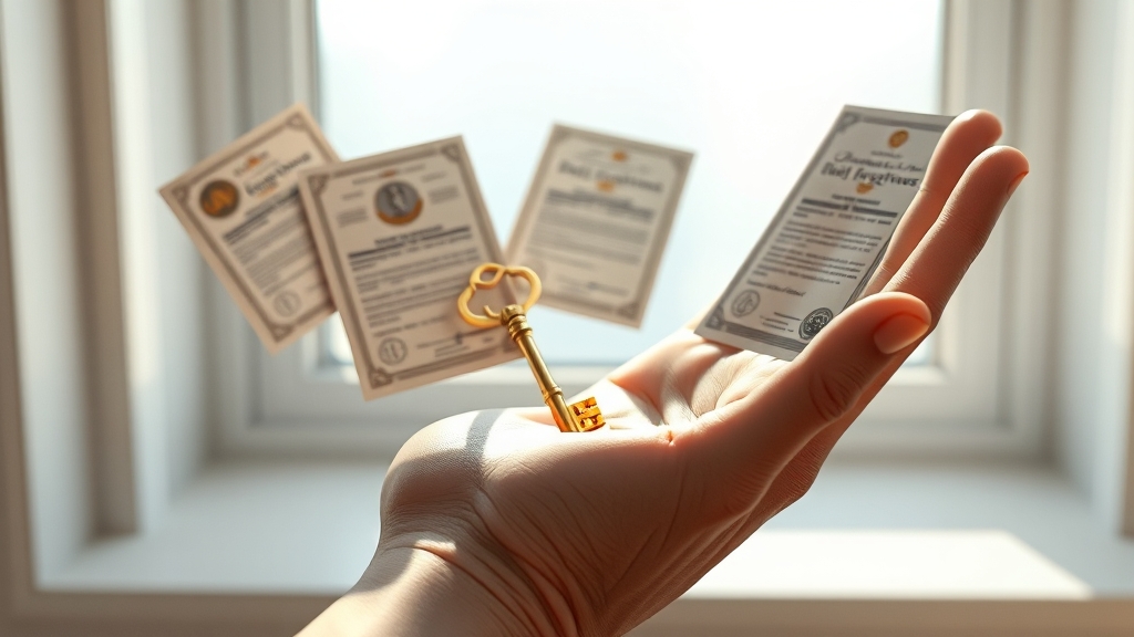 채무조정 신청 절차 및 서류 (realistic 스타일)