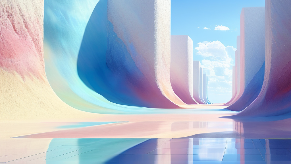 컴퓨터 비전 기술의 발전과 미래 전망 (watercolor 스타일)