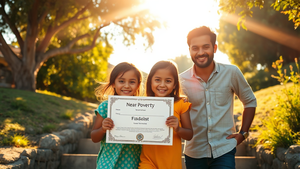 차상위계층 확인서 발급 방법 (온라인/오프라인) (realistic 스타일)