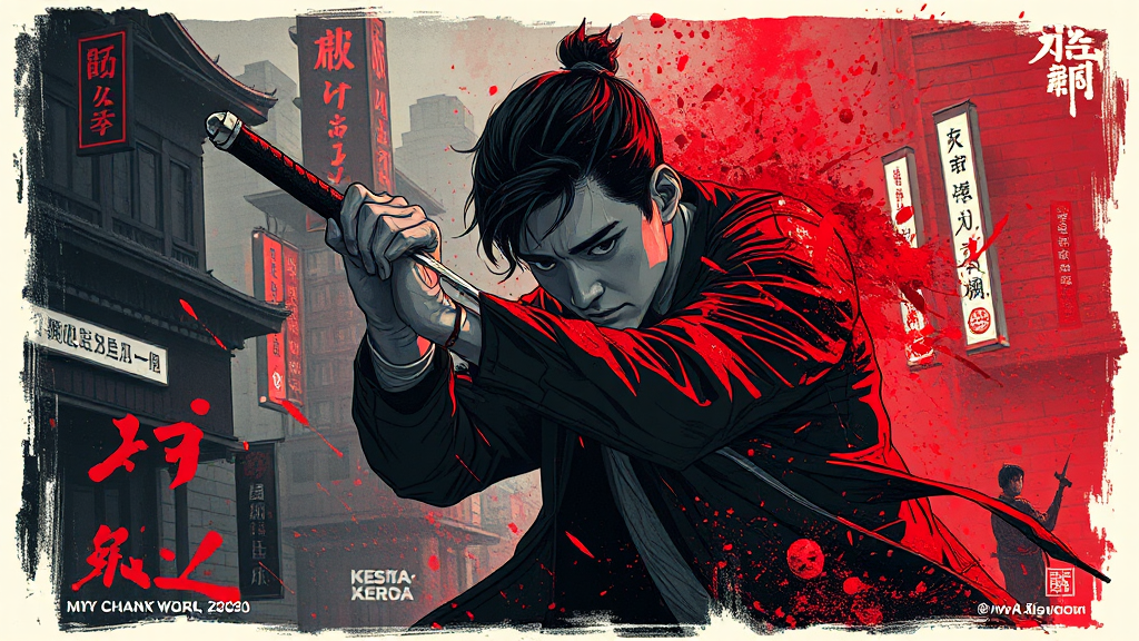 드라마 ‘조각도시’ 소개 (illustration 스타일)