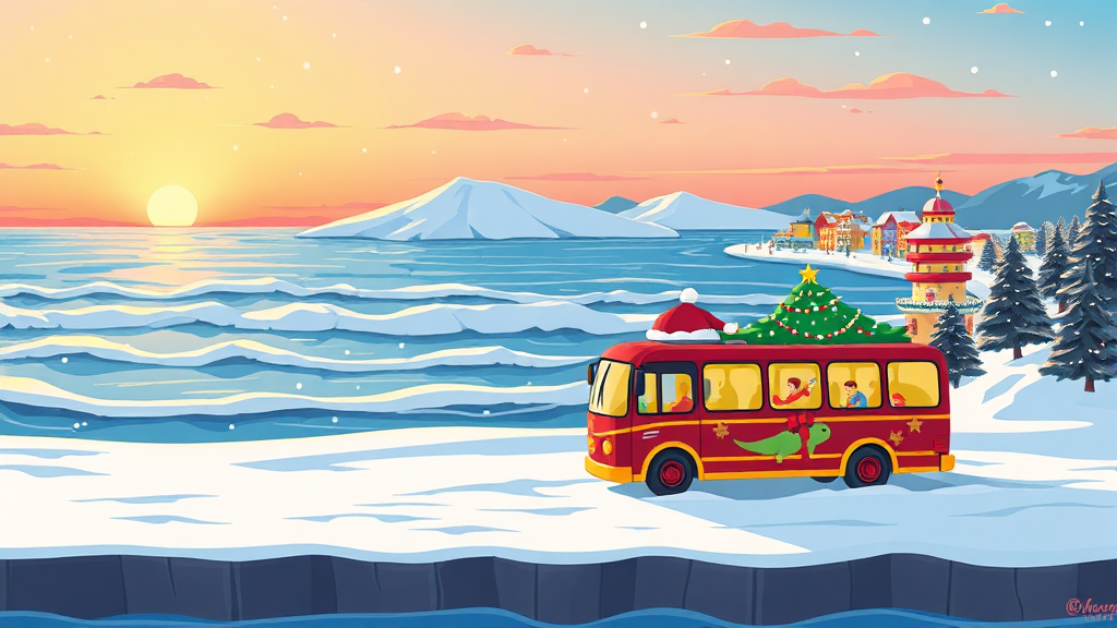 주변 관광 코스 추천 (cartoon 스타일)