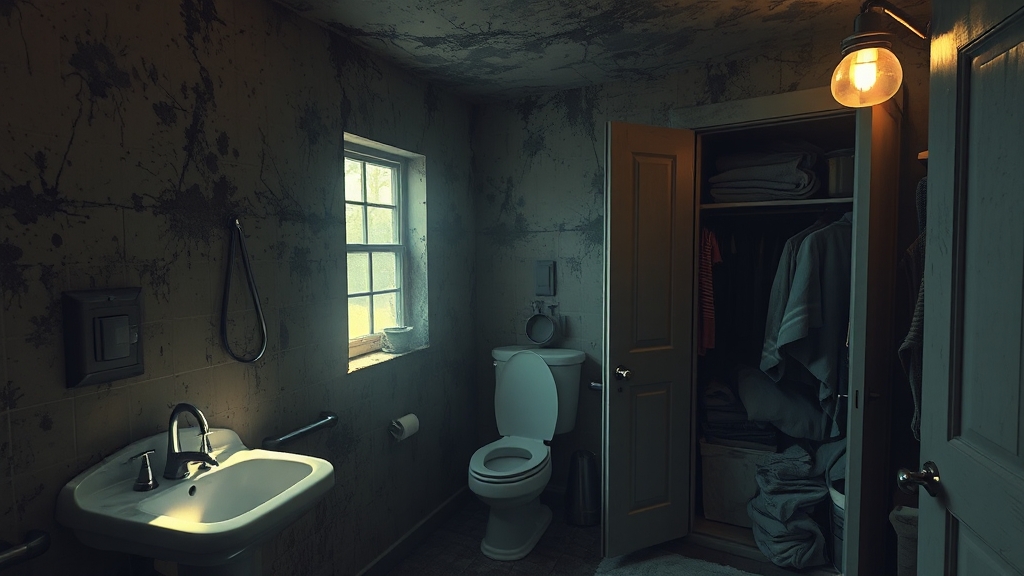 곰팡이가 좋아하는 환경 (realistic 스타일)