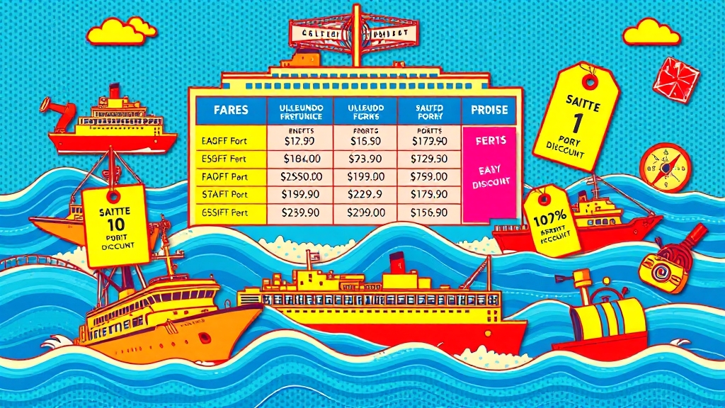 2025 울릉도 배편 크루즈 완벽 가이드: 항구별 시간표·요금·예약 방법 4 배편 요금 및 할인 정책 (popart 스타일)