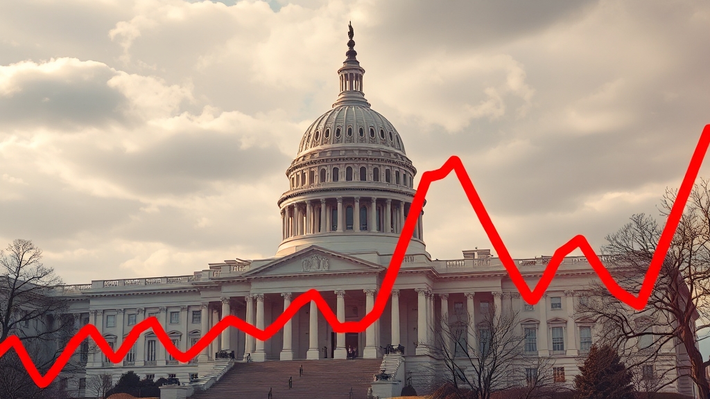 주식 선물 하락, 왜 일어날까? (realistic 스타일)