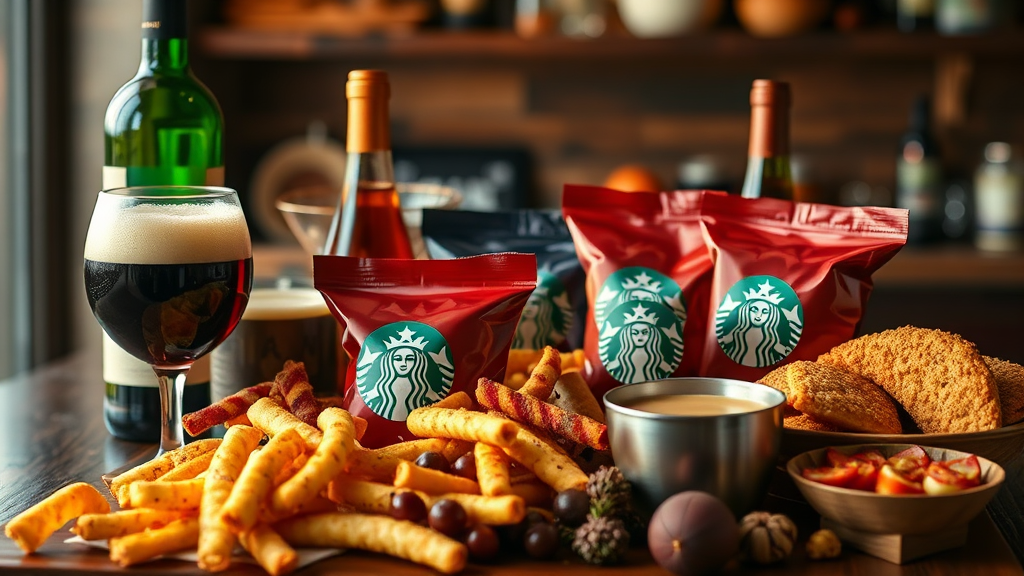 별별꾸러미, 어떤 간식들로 채워졌을까? (realistic 스타일)