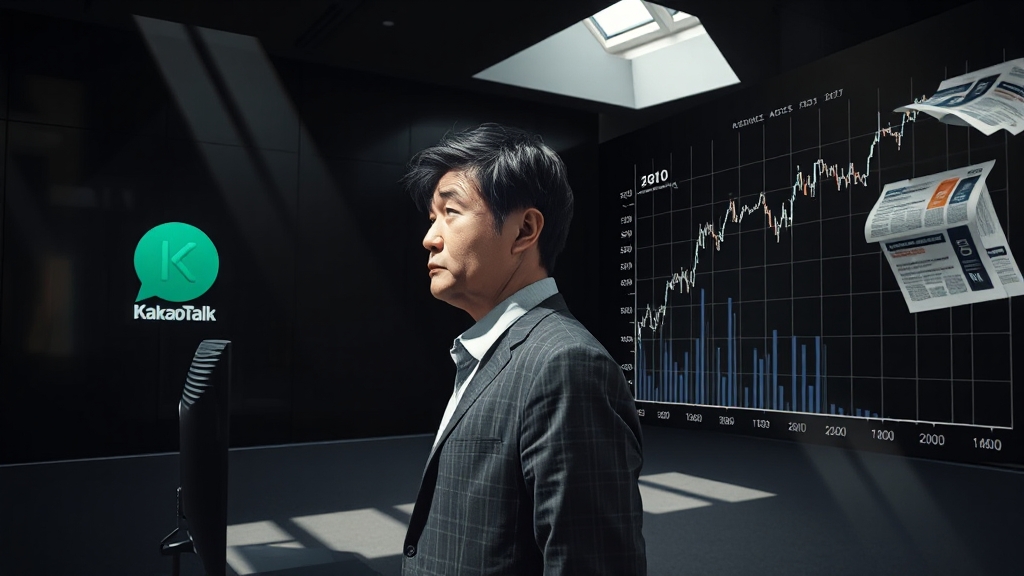 카카오 둘러싼 주요 이슈는? (realistic 스타일)