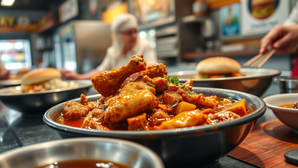 단계별 요리 과정 (realistic 스타일)