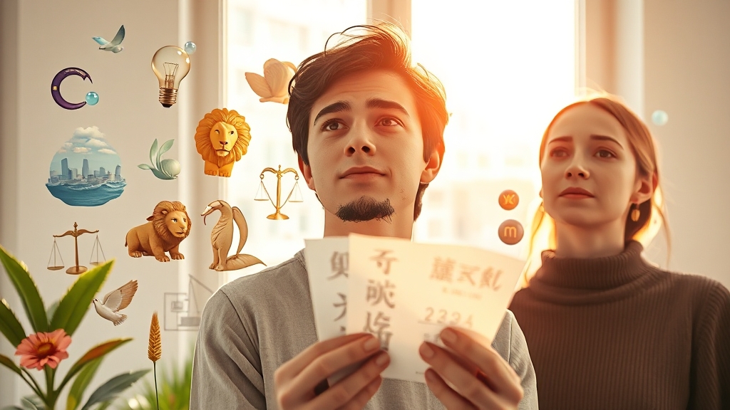 오늘의 운세: 띠별 진단 및 흐름 (realistic 스타일)