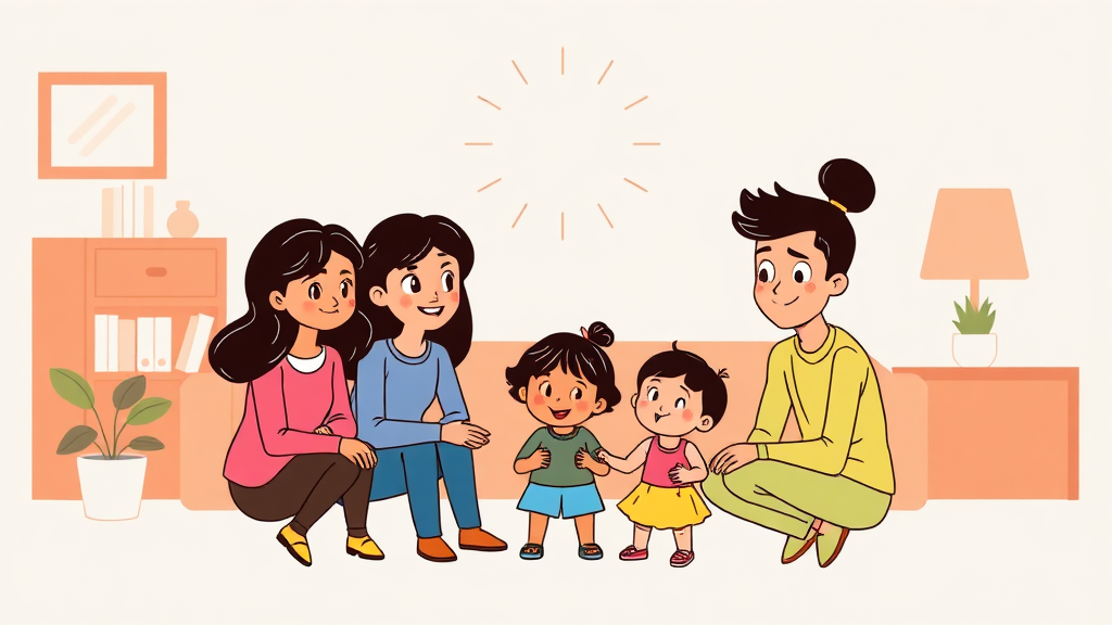 양육비 선지급제, 누가 받을 수 있나요? (cartoon 스타일)