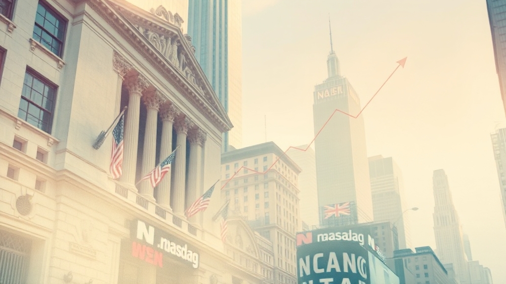 미국 주식 시장, 어떻게 구성되어 있나? (watercolor 스타일)