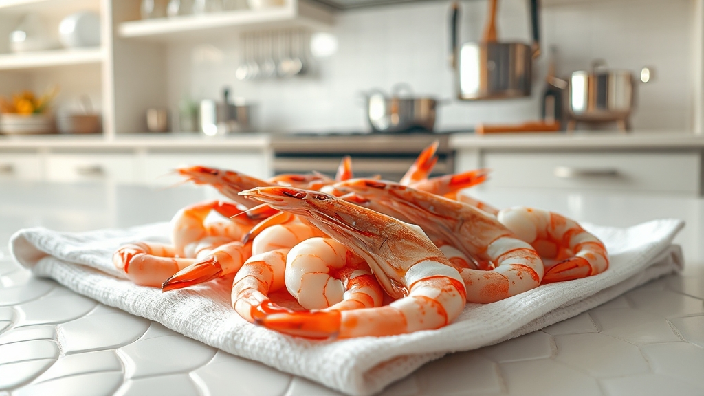 칵테일 새우 손질법 (realistic 스타일)