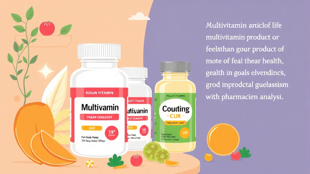 종합비타민 순위 인기 제품 비교 분석