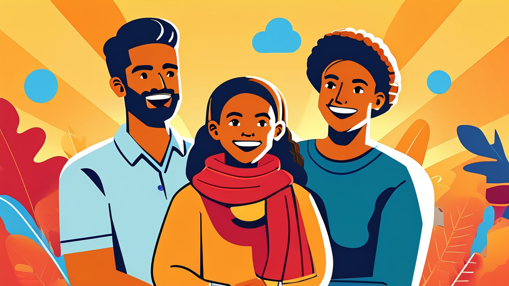 누가 자녀장려금을 받을 수 있나요? (cartoon 스타일)