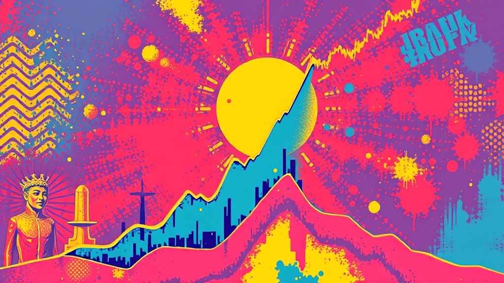 코스피 투자, 성공을 위한 마무리 (popart 스타일)