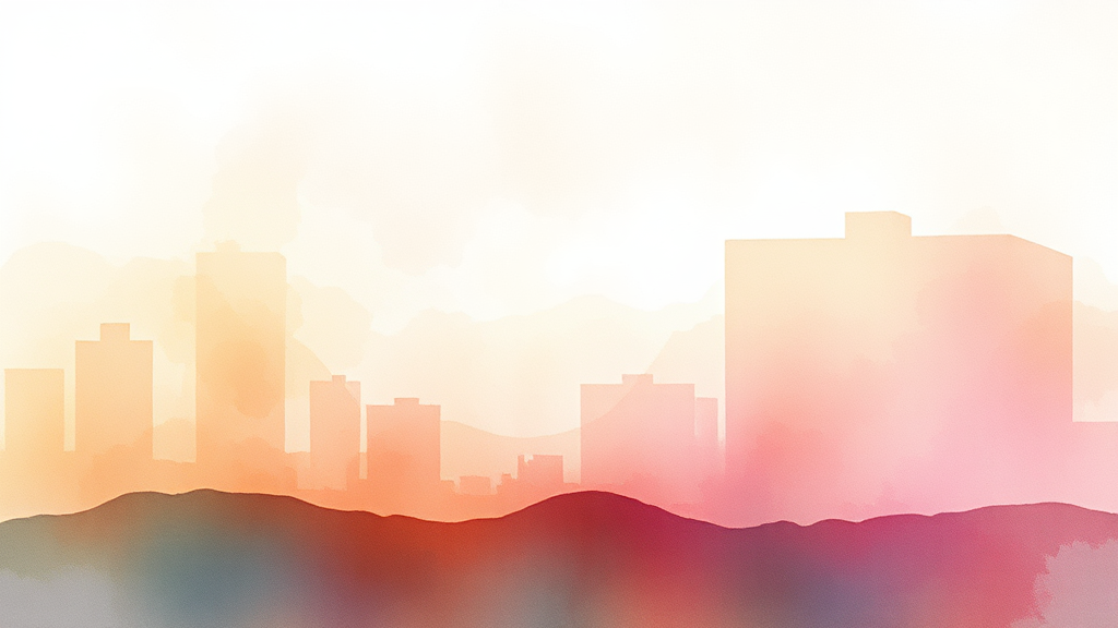 온라인 건물주 되기: 블로그를 통한 지속 가능한 수익 창출 (watercolor 스타일)