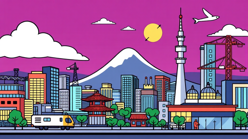 한국 경제 성장 전망: 낙관과 경계 사이 (cartoon 스타일)