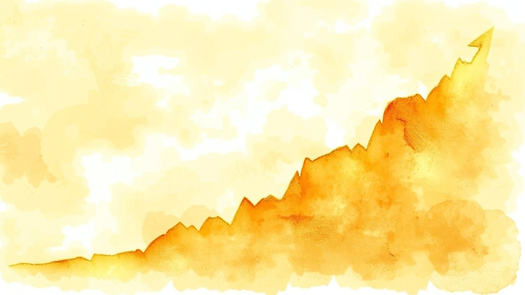 전문가들의 금값 전망 (watercolor 스타일)