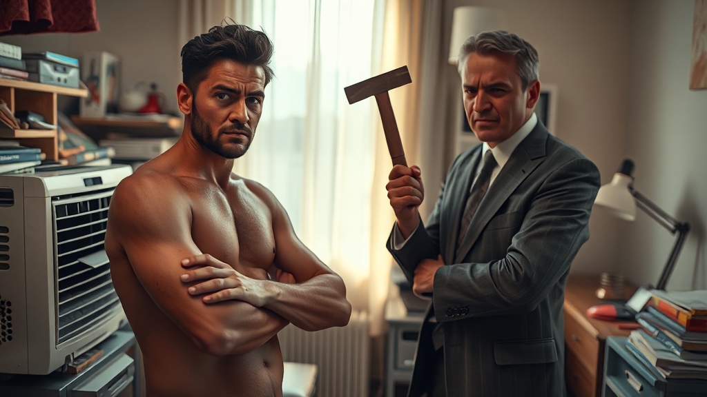 에어컨 청소비용: 집주인 vs 세입자, 책임은 누구에게? 5 에어컨 고장, 누구 책임일까? (realistic 스타일)