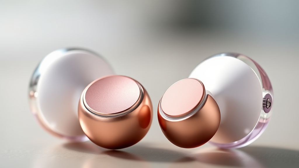 디자인부터 색상까지: 갤럭시 버즈4, 무엇이 달라졌나? (realistic 스타일)