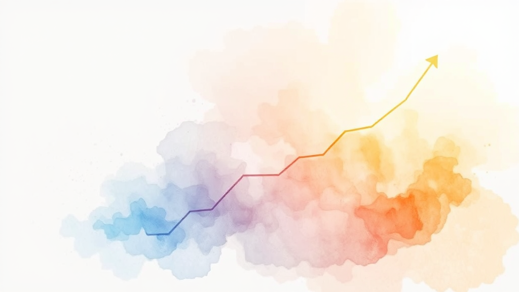 1억 모으기, 목표 설정이 중요! (watercolor 스타일)