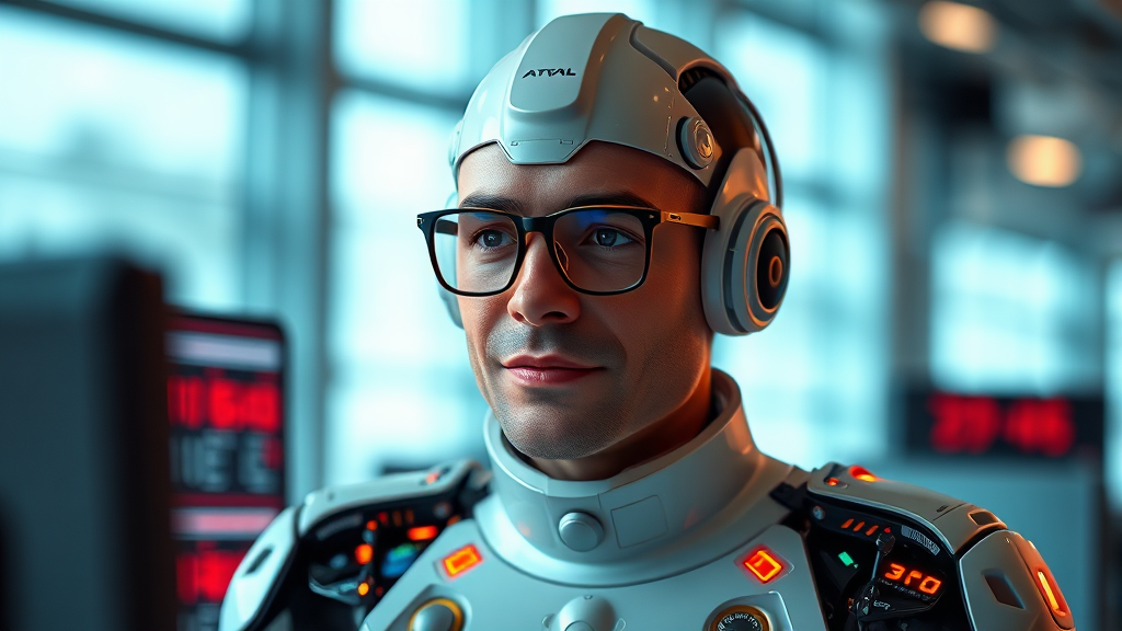 AI 자격증 취득 후, 미래는? (realistic 스타일)