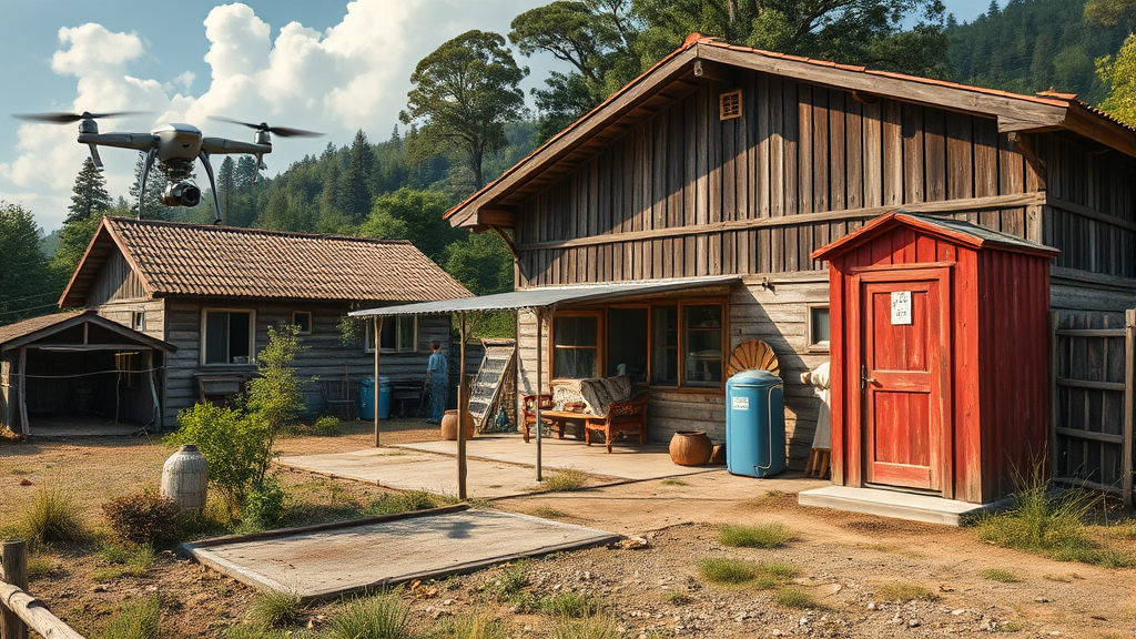 불법 농막 단속 기준과 주의사항 (realistic 스타일)