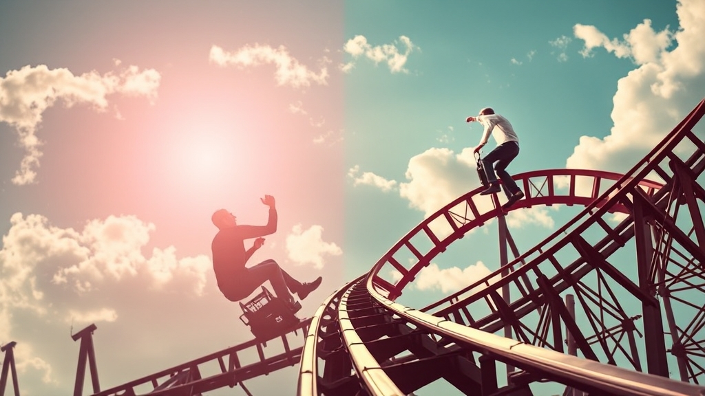 레버리지 ETF 투자 시 위험성 (realistic 스타일)