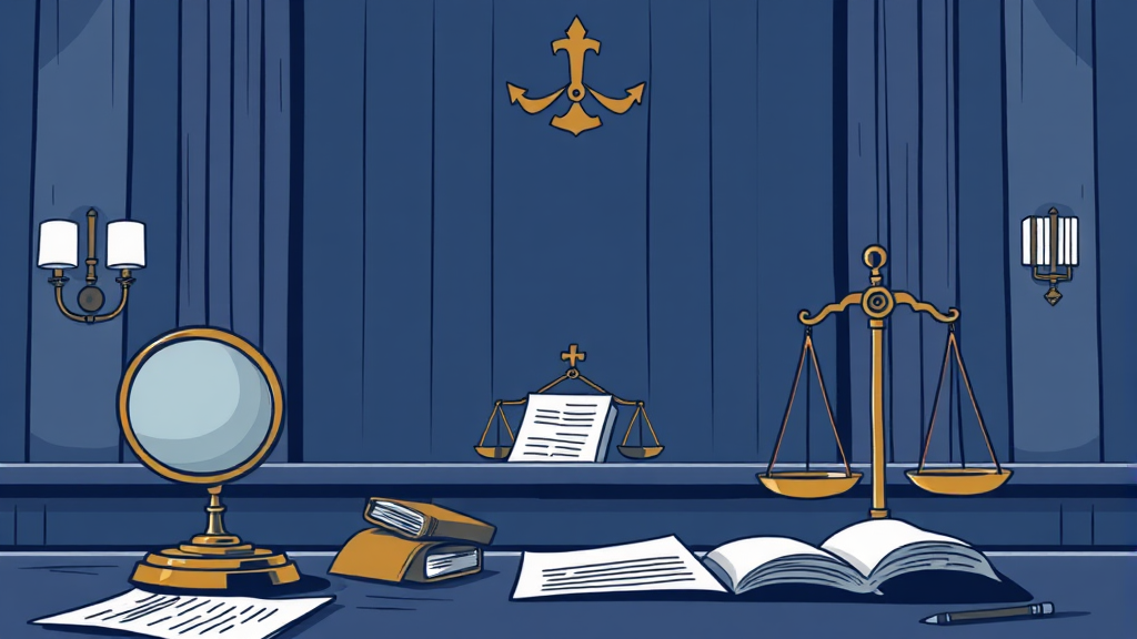 소장 작성 시 주의사항 (illustration 스타일)