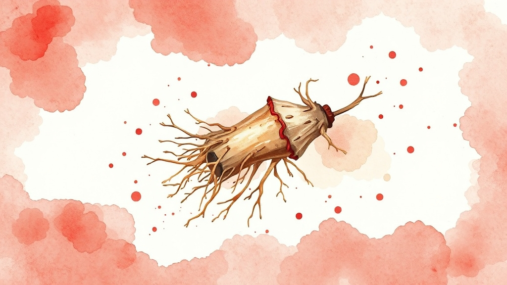 황기 섭취 시 부작용 및 안전 섭취법 (watercolor 스타일)