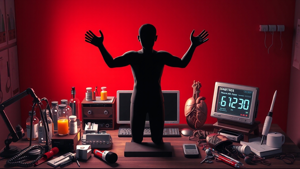 혈당 스파이크, 왜 위험할까요? (illustration 스타일)