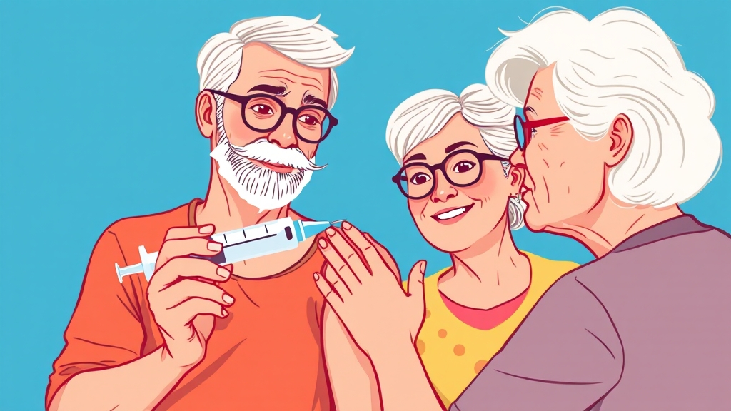 싱그릭스 접종 대상 및 최적 시기 (illustration 스타일)