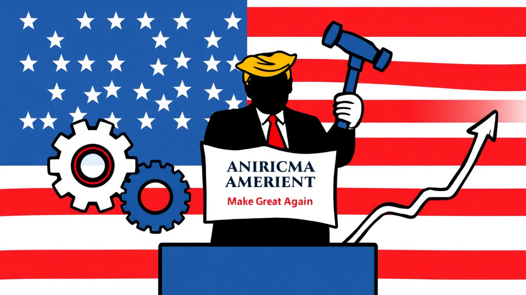 트럼프가 제조업 부활에 집착하는 이유 (cartoon 스타일)