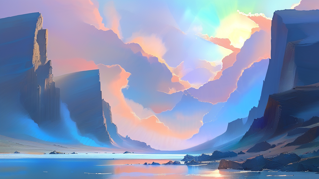 코스피와 코스닥, 핵심 차이점 비교 분석 (watercolor 스타일)