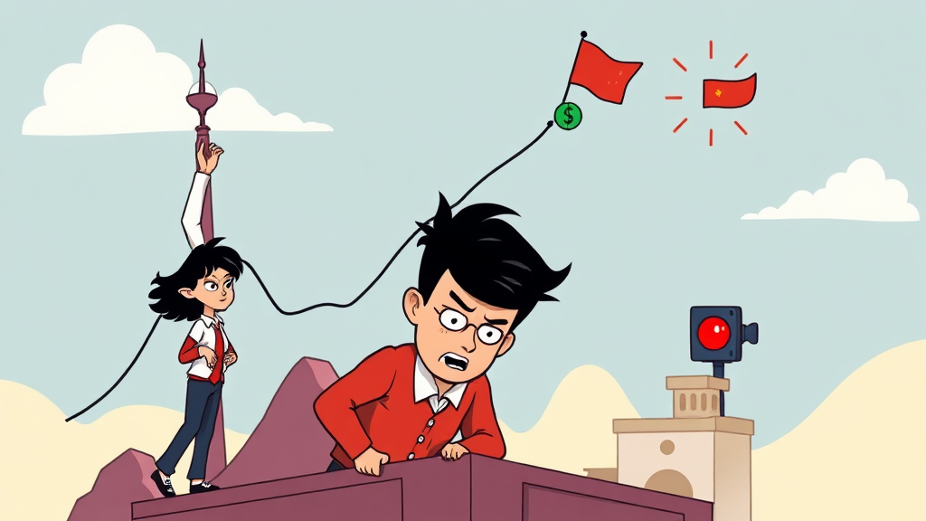환율 변동에 대한 전망 및 대책 (cartoon 스타일)