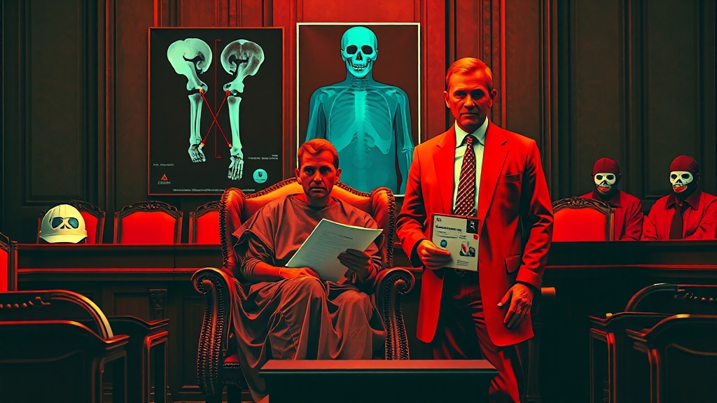 상해 정도에 따른 합의금 차이 (popart 스타일)