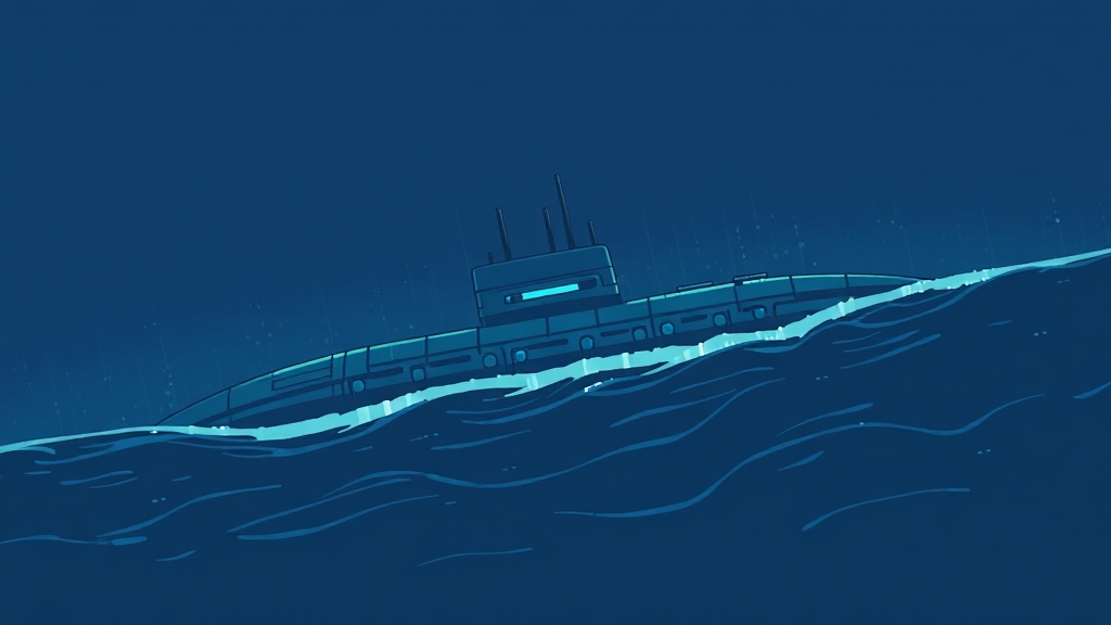 핵잠수함 도입 배경 (illustration 스타일)