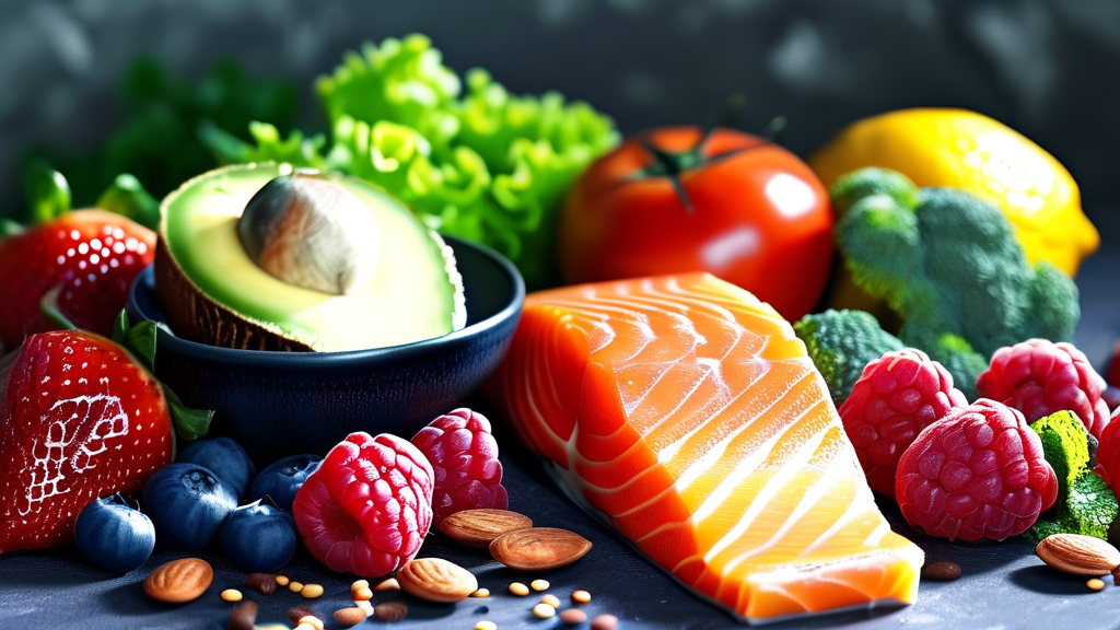 반드시 피해야 할 음식들 (realistic 스타일)