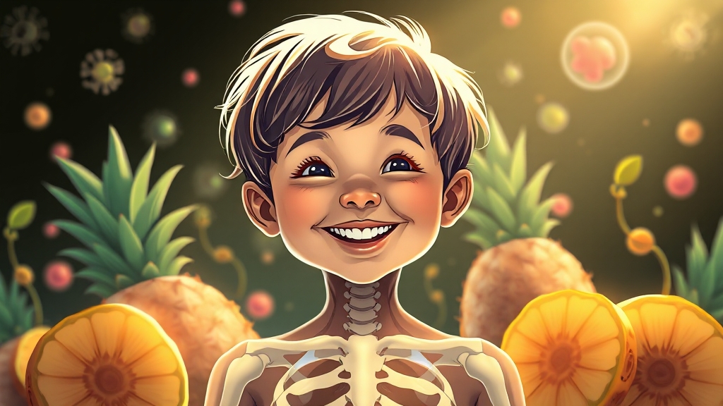 성장기 아이에게 미치는 영향 (illustration 스타일)