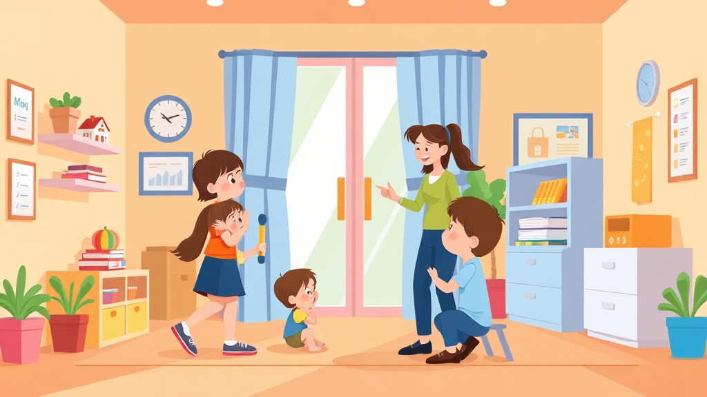 입학설명회 체크리스트 (cartoon 스타일)