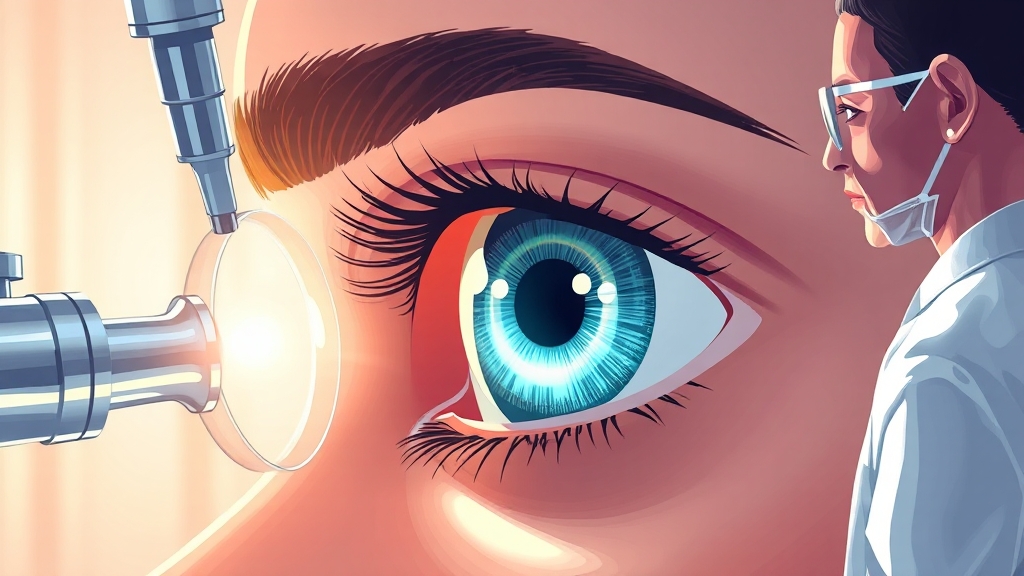 백내장 수술, 과정과 종류는? (illustration 스타일)