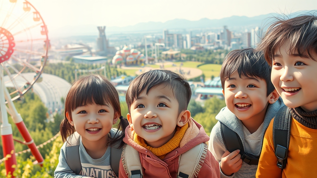 서울 근교 나들이 명소 (realistic 스타일)