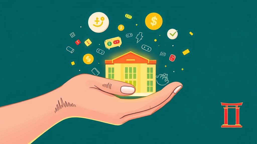 광주은행 인터넷뱅킹 소개 (illustration 스타일)