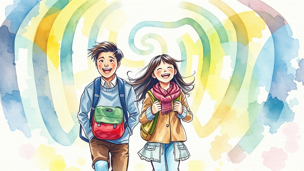 제주 올패스와 다이나믹메이즈 (watercolor 스타일)