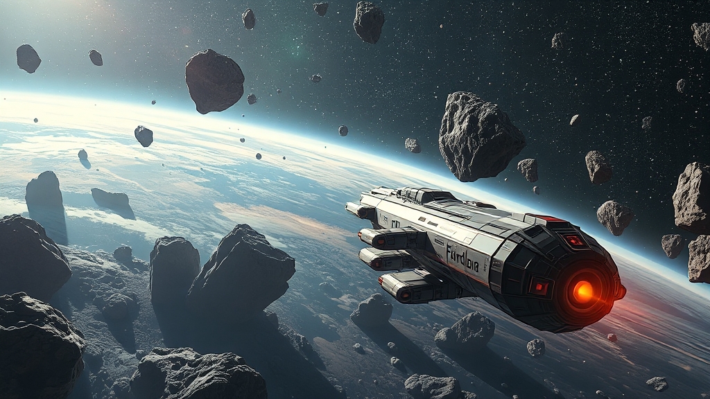 소행성 채굴, 인류에게 어떤 기여를 할까? (realistic 스타일)