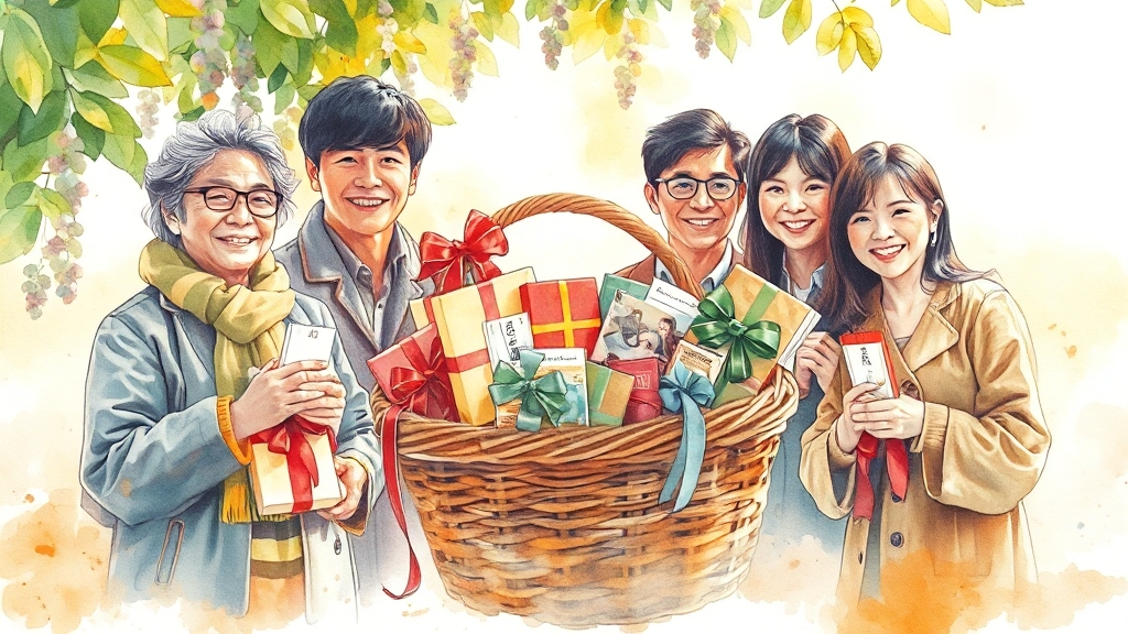 전통시장 & 선물세트 특별 혜택! (watercolor 스타일)