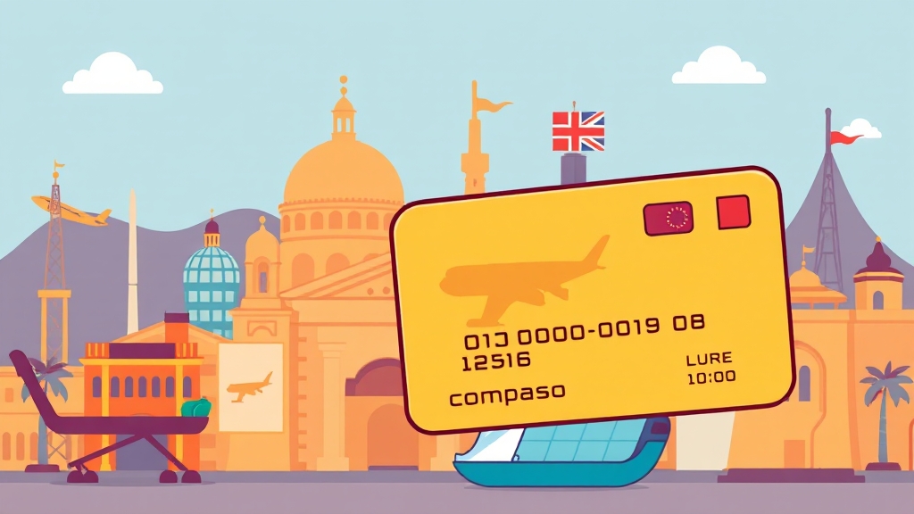 트래블 카드 활용 가이드 (cartoon 스타일)